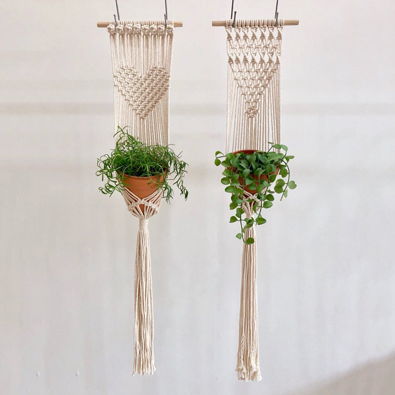 Macrame Plant Hanger 10 × 28 Inch | High & Bury