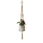 Macrame Plant Hanger Blue | High & Bury
