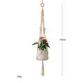 Macrame Plant Hanger Blue | High & Bury