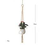 Macrame Plant Hanger Blue | High & Bury