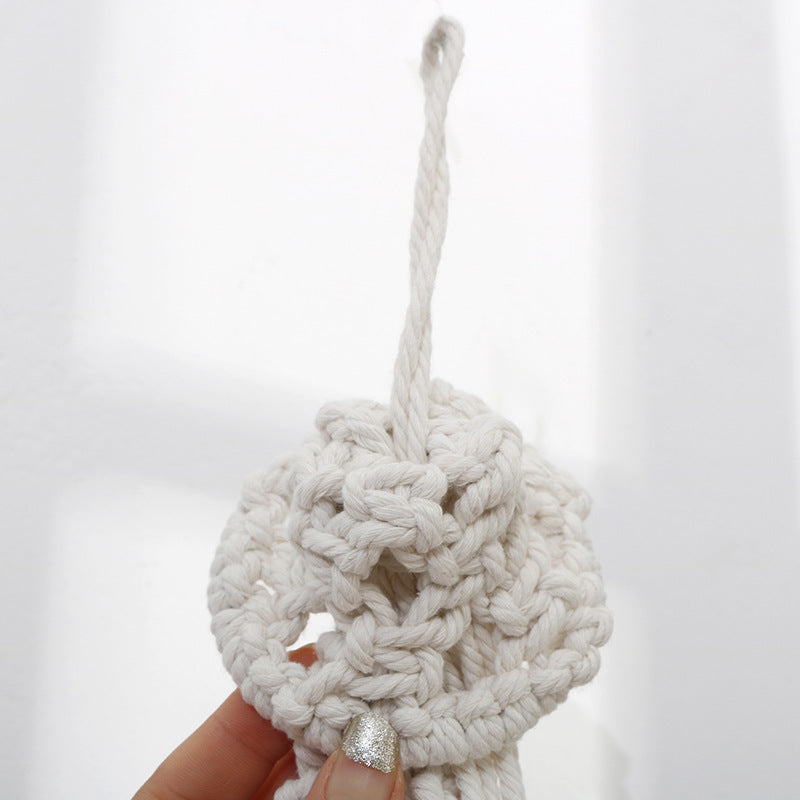 Macrame Plant Hanger Jellyfish Ornament | High & Bury