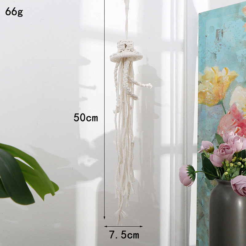 Macrame Plant Hanger Jellyfish Ornament | High & Bury