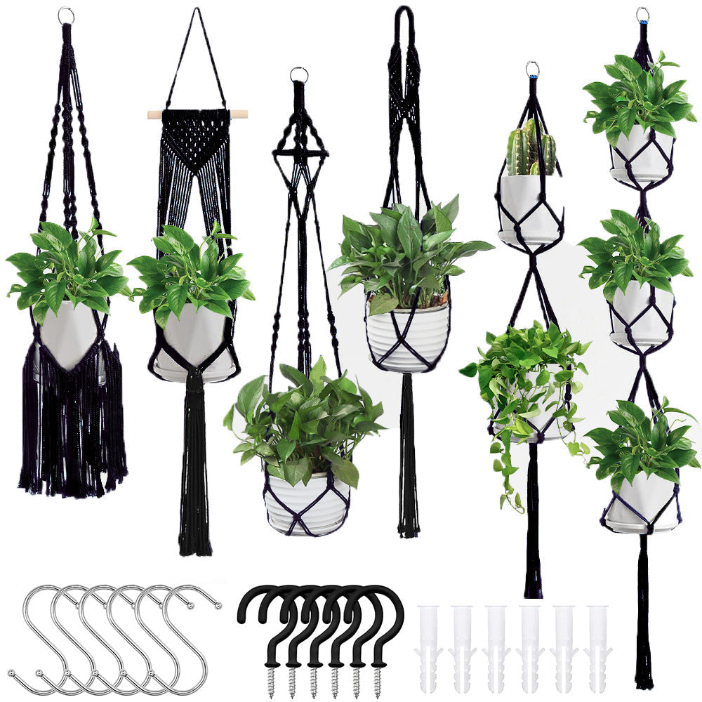 Macrame Plant Hanger Set | High & Bury