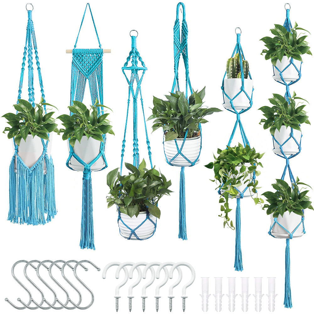 Macrame Plant Hanger Set | High & Bury