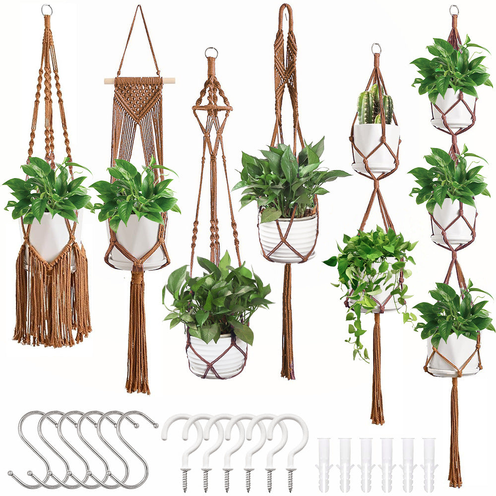 Macrame Plant Hanger Set | High & Bury