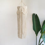 Macrame Plant Hanger with Decorative Fringes | High & Bury
