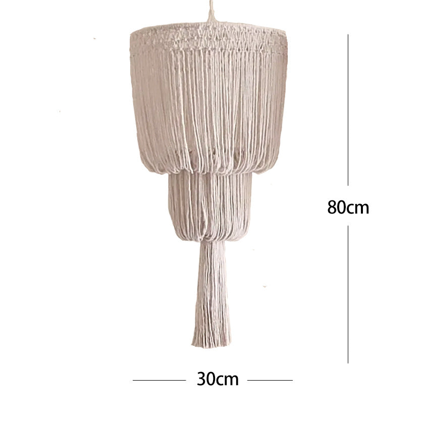 Macrame Plant Hanger with Decorative Fringes | High & Bury