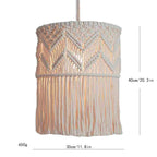 Macrame Plant Hanger with Decorative Fringes | High & Bury