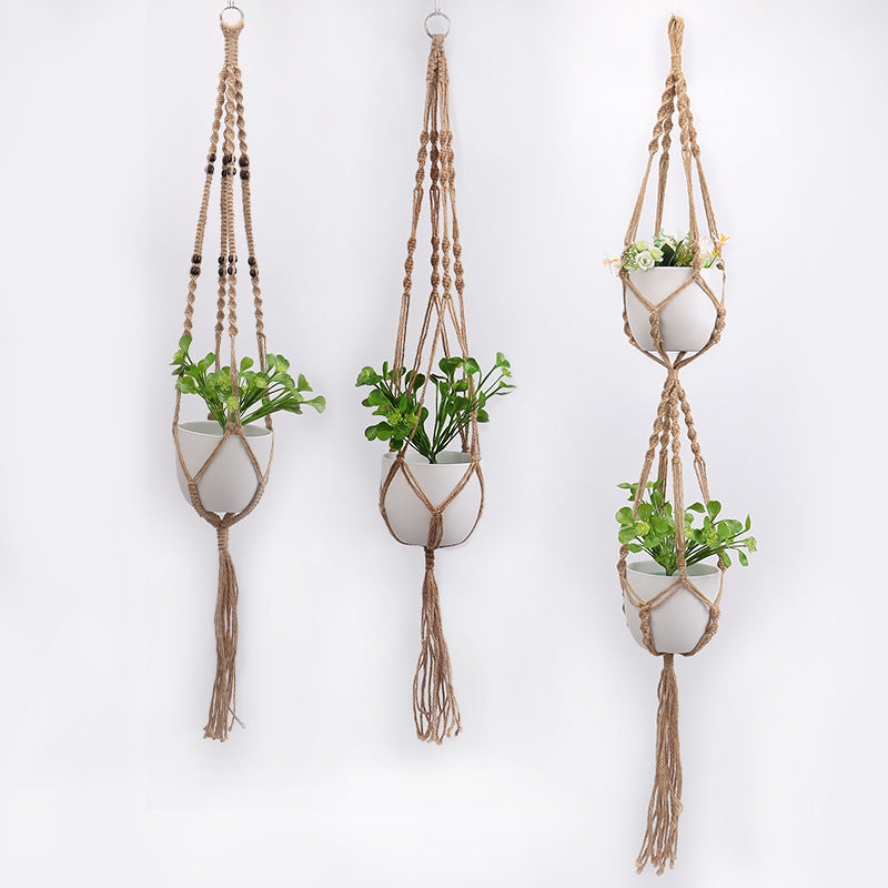 Macrame Plant Holder with Artistic Design | High & Bury