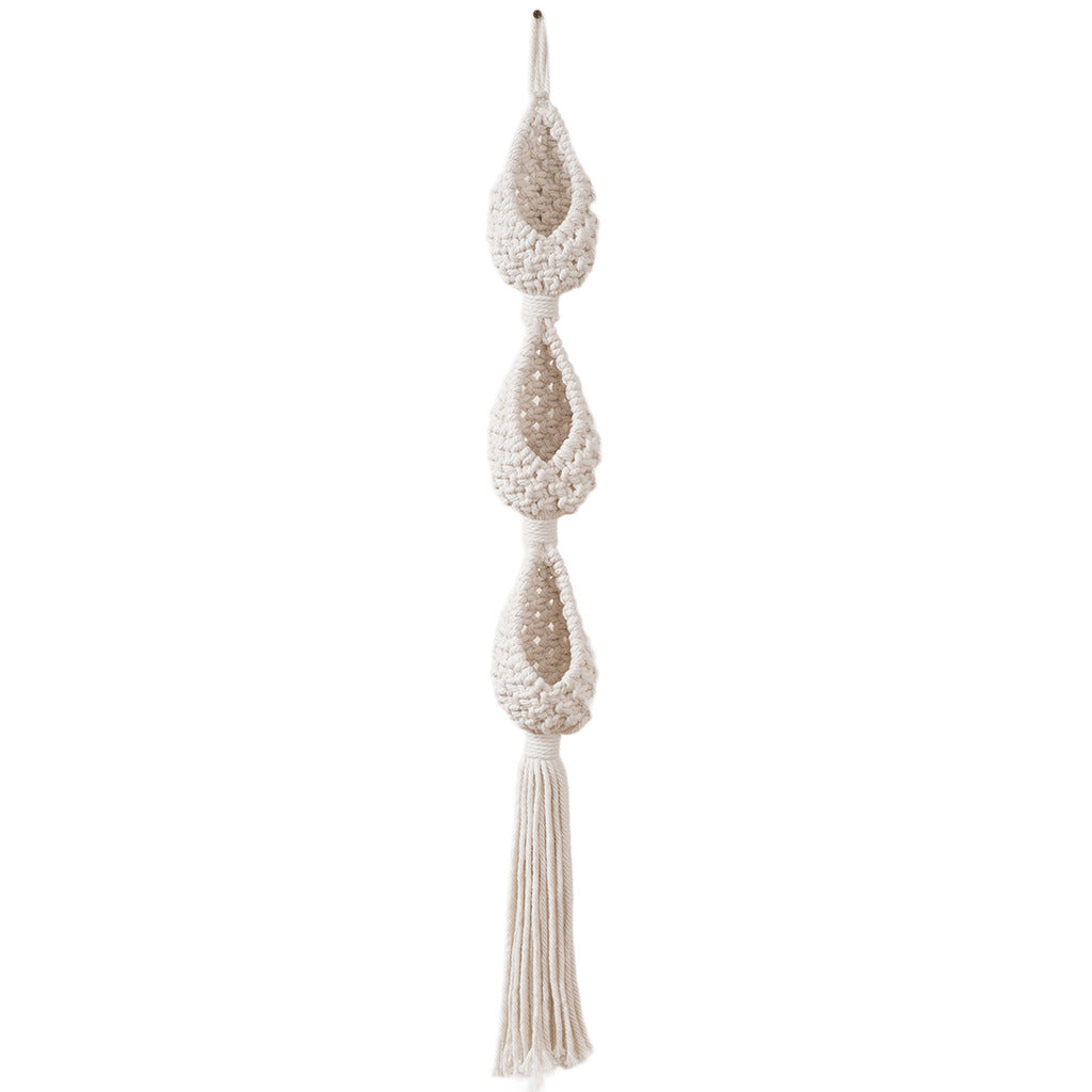 Macrame Plant Holder with Decorative Hanging Design | High & Bury