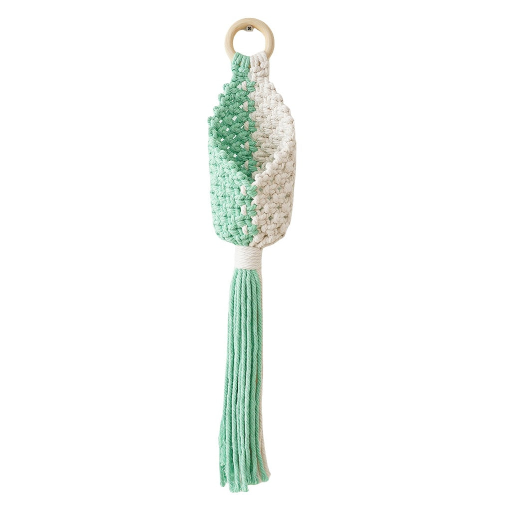 Macrame Plant Holder with Decorative Hanging Design | High & Bury