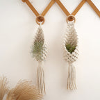 Macrame Plant Holder with Decorative Hanging Design | High & Bury