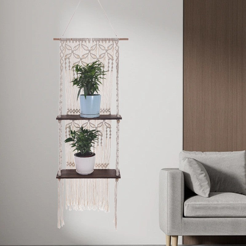Macrame Plant Shelf | High & Bury