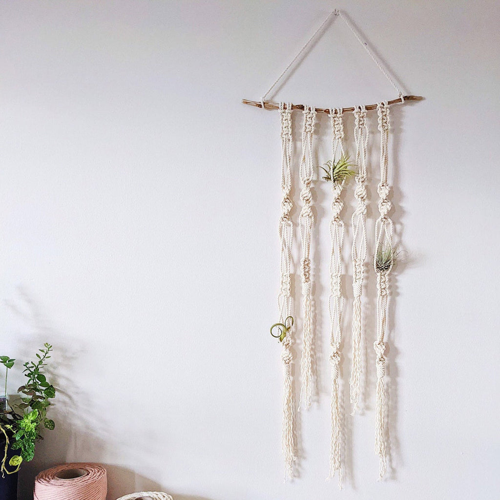 Macrame Plant Wall Hanging Organizer | High & Bury