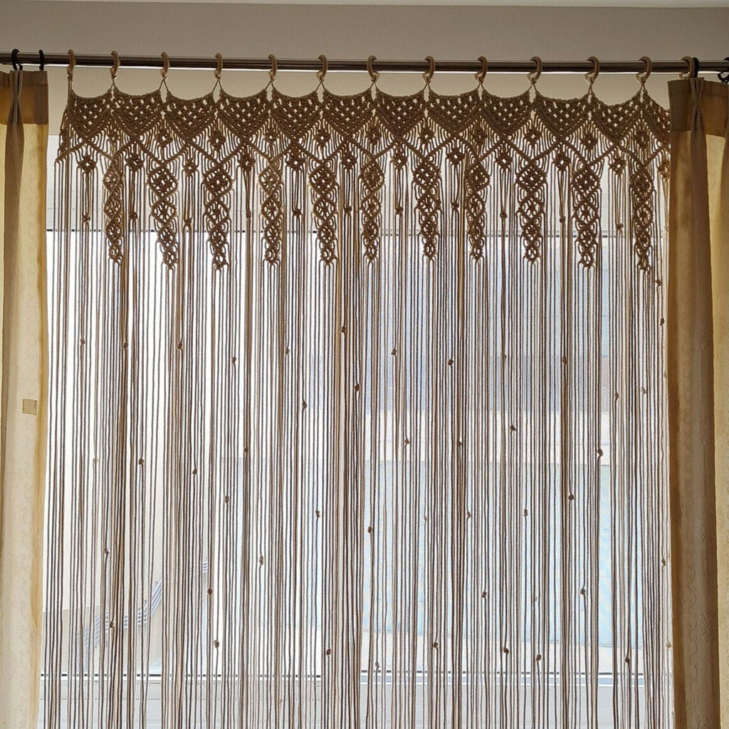 Macrame Room Divider Curtain | High & Bury