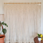 Macrame Room Divider Curtain | High & Bury