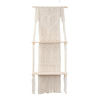 Macrame Shelf Board with Heart Design | High & Bury