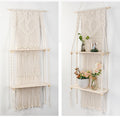 Macrame Shelf Board with Heart Design | High & Bury