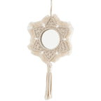Macrame Star-Shaped Wall Mirror | High & Bury