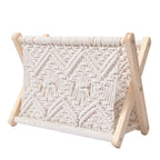 Macrame Storage Basket Model X6Nj | High & Bury