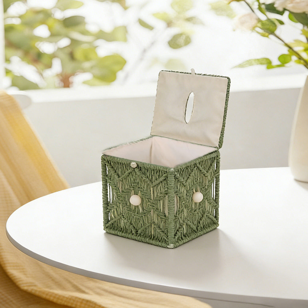 Macrame Storage Box | High & Bury