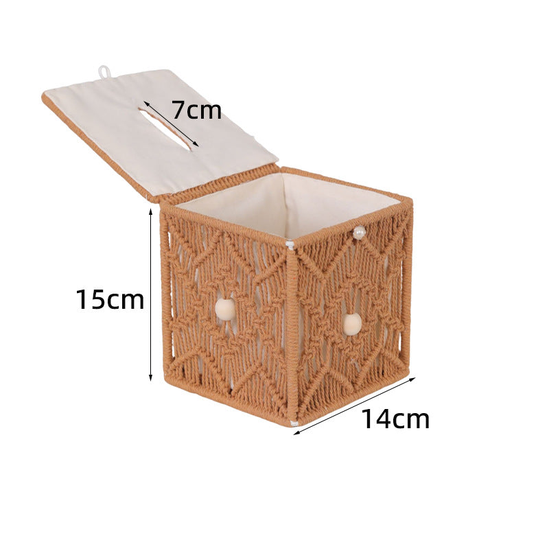 Macrame Storage Box | High & Bury