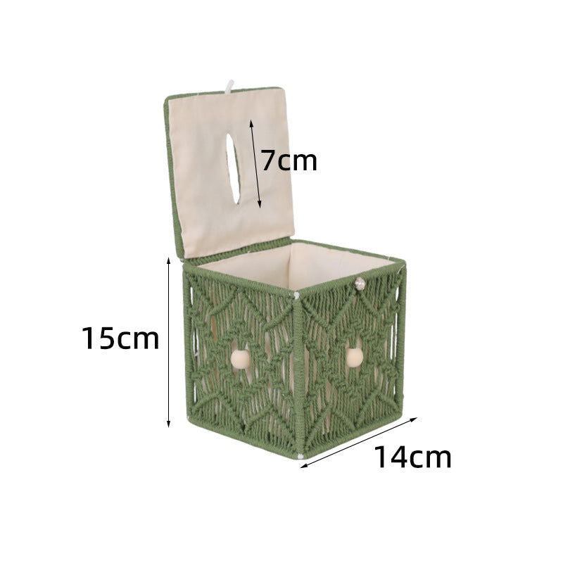 Macrame Storage Box | High & Bury