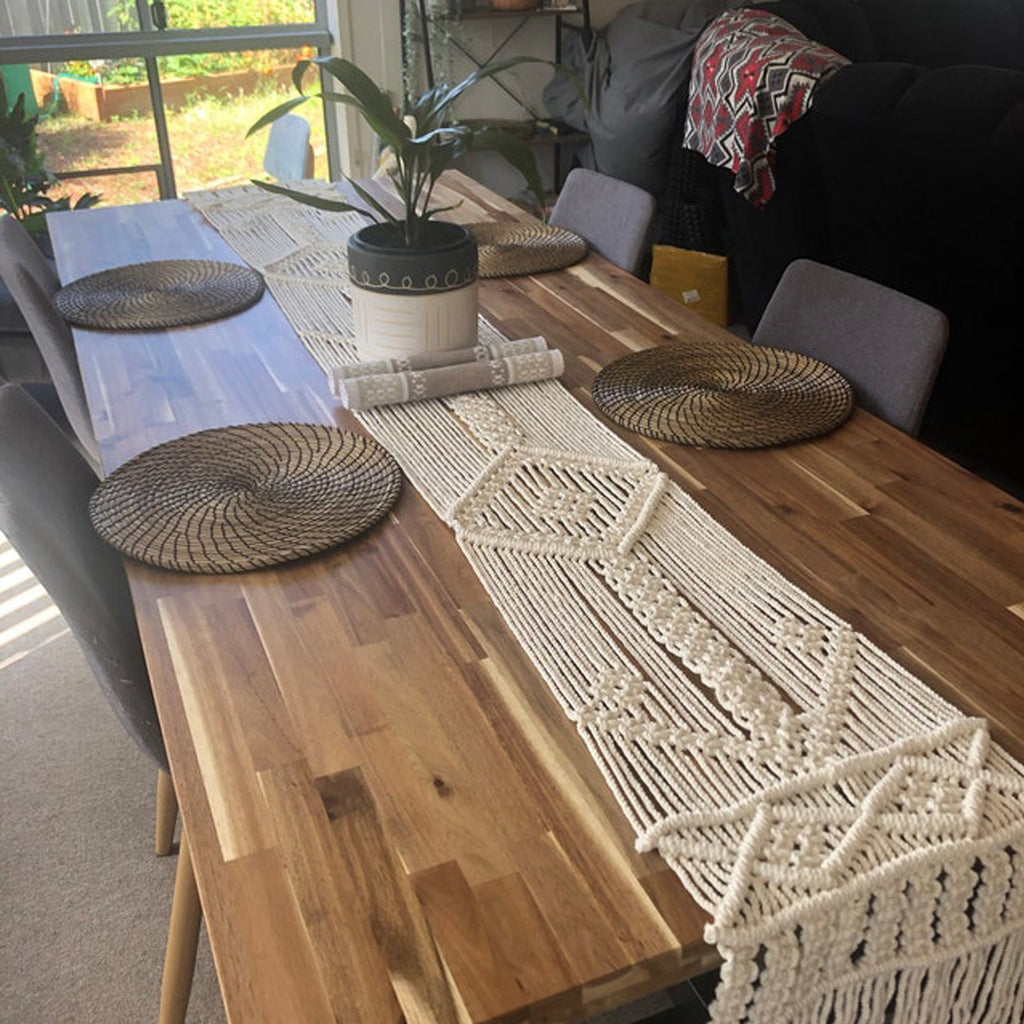 Macrame Table Runner | High & Bury