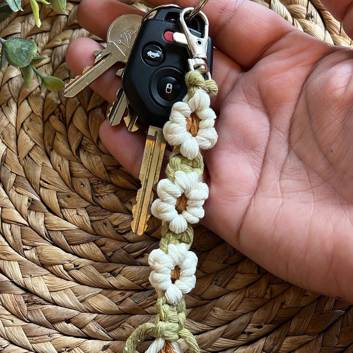 Macrame Tassel Keychain | High & Bury