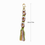 Macrame Tassel Keychain | High & Bury