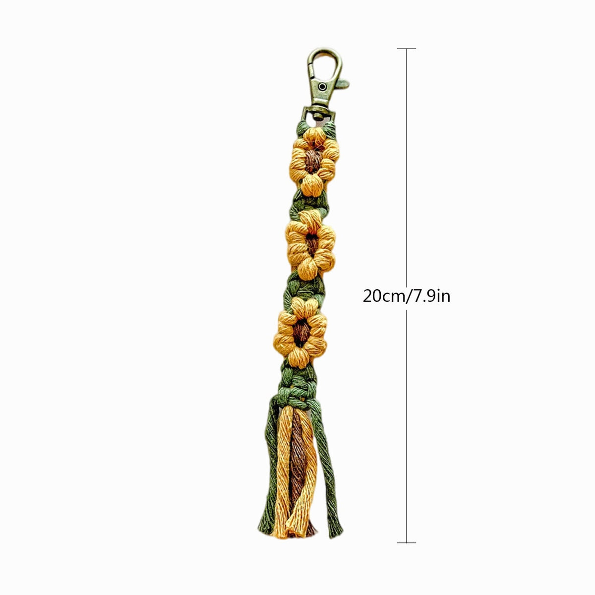 Macrame Tassel Keychain | High & Bury