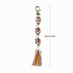 Macrame Tassel Keychain | High & Bury