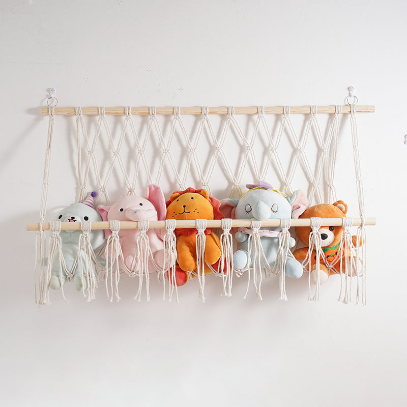 Macrame Toy Storage Hammock | High & Bury