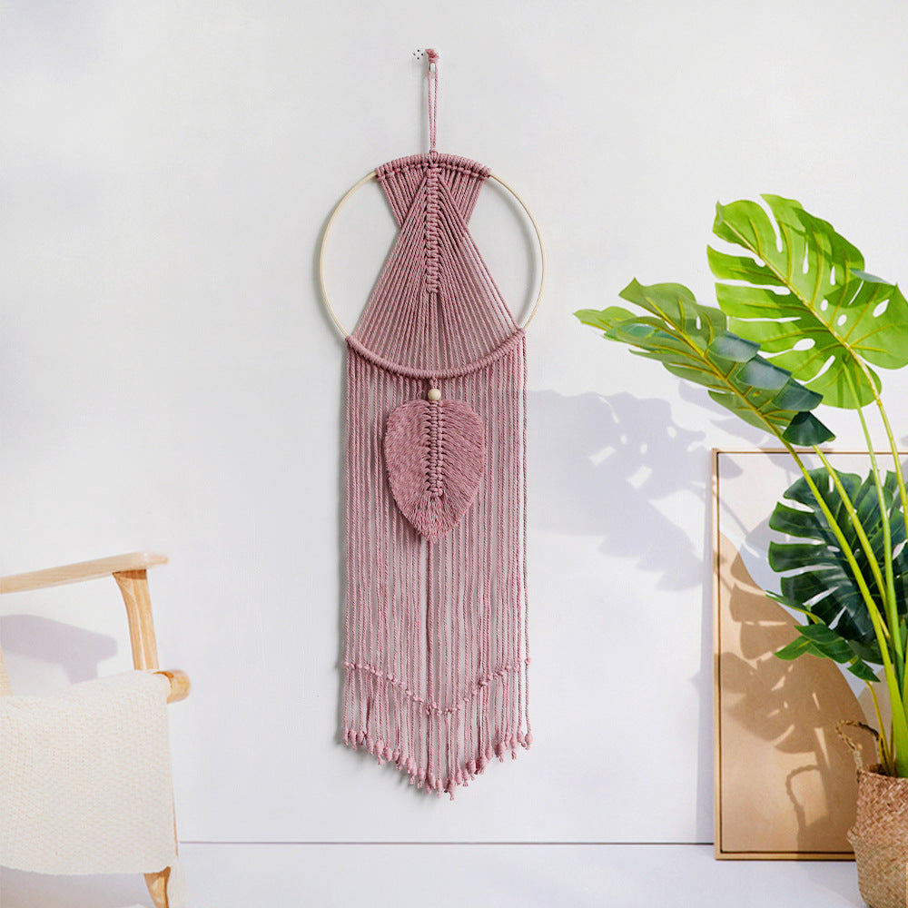 Macrame Wall Art Blue Yellow | High & Bury