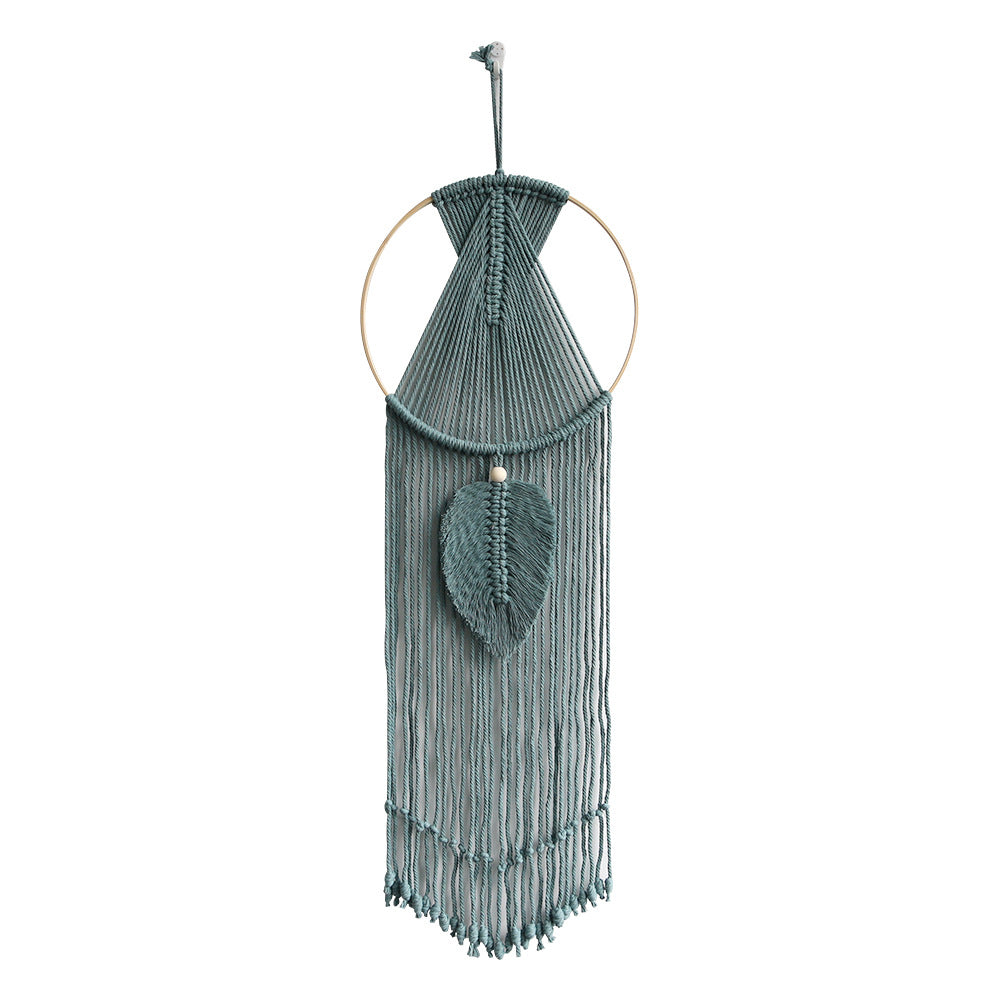Macrame Wall Art Blue Yellow | High & Bury