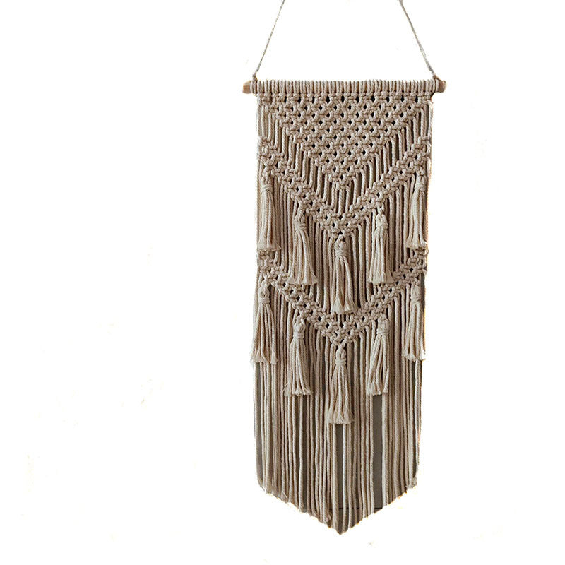 Macrame Wall Art Off White | High & Bury