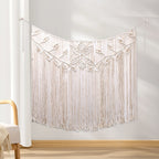 Macrame Wall Decor Cream | High & Bury