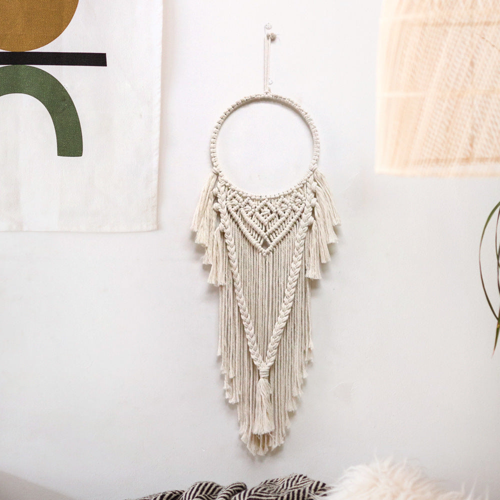 Macrame Wall Decor with Artistic Details | High & Bury