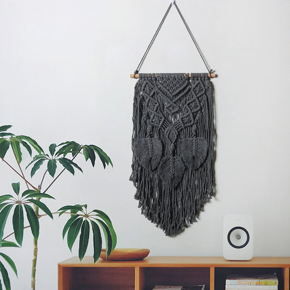 Macrame Wall Decor with Artistic Details | High & Bury