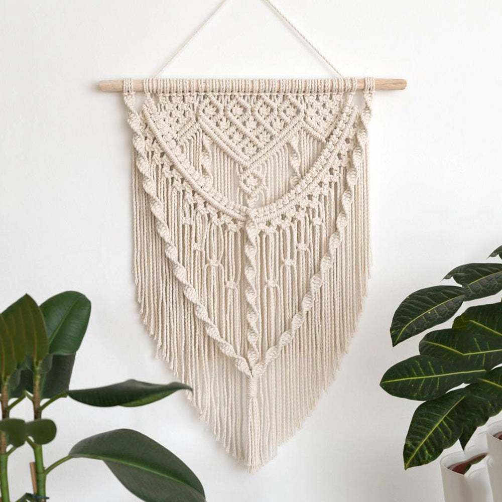 Macrame Wall Decor with Artistic Details | High & Bury