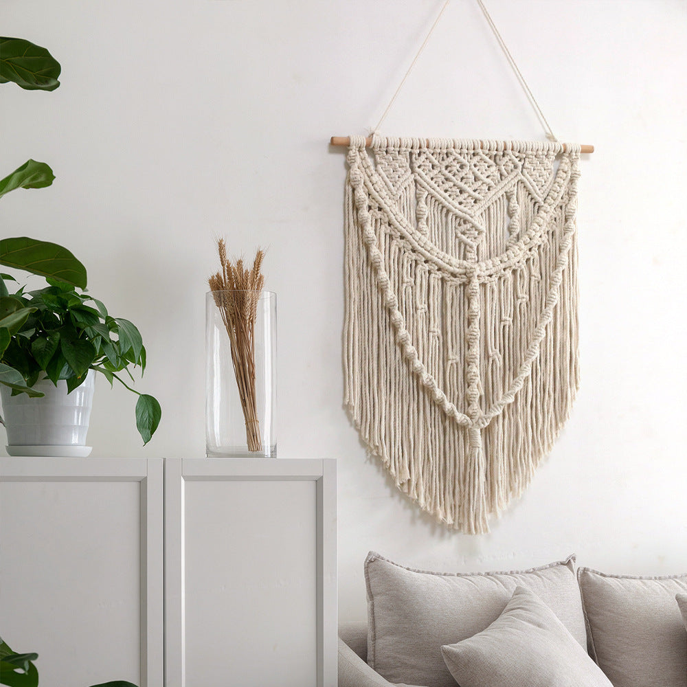 Macrame Wall Decor with Artistic Details | High & Bury