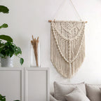 Macrame Wall Decor with Artistic Details | High & Bury