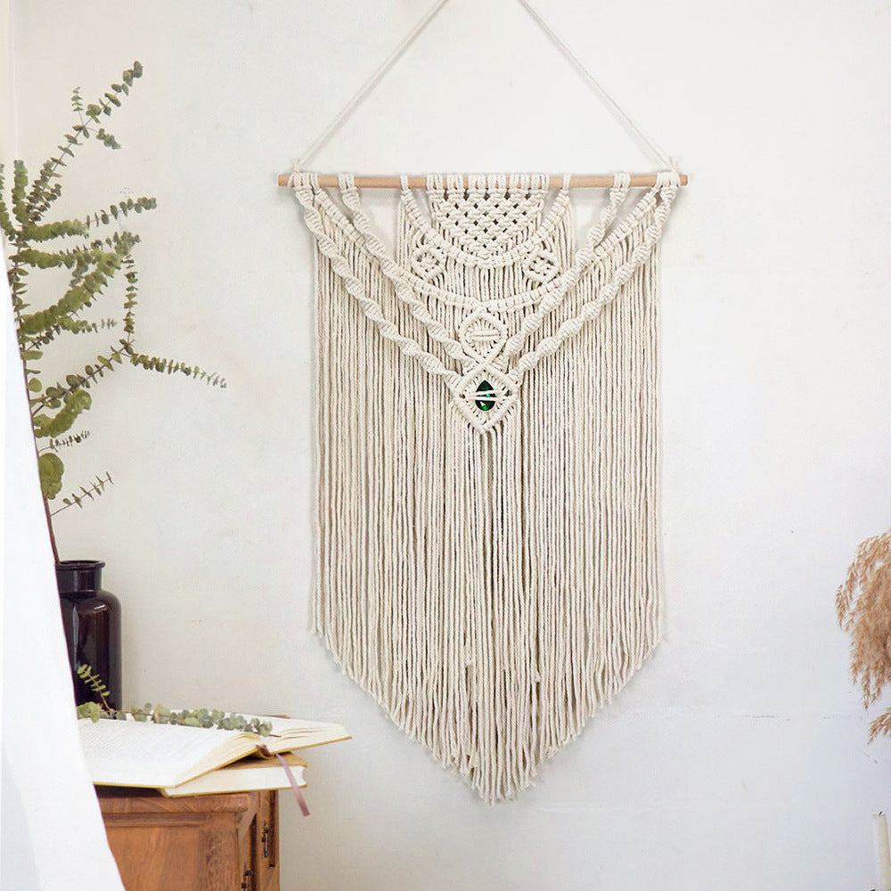 Macrame Wall Decor with Artistic Details | High & Bury