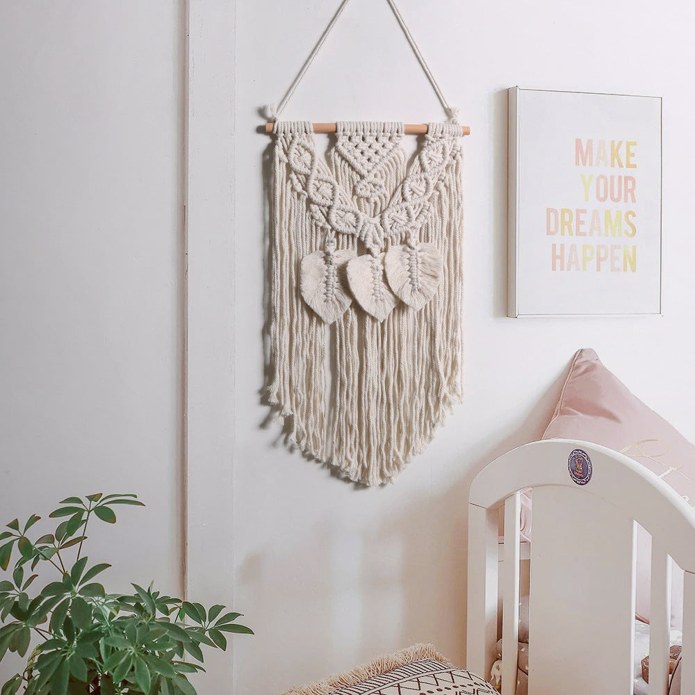Macrame Wall Decor with Artistic Details | High & Bury