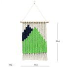 Macrame Wall Decor with Stylish Geometric Pattern | High & Bury