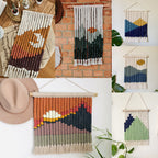 Macrame Wall Decor with Stylish Geometric Pattern | High & Bury