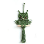 Macrame Wall Decoration Green Beige | High & Bury