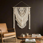 Macrame Wall Decoration with Creative Fringes | High & Bury