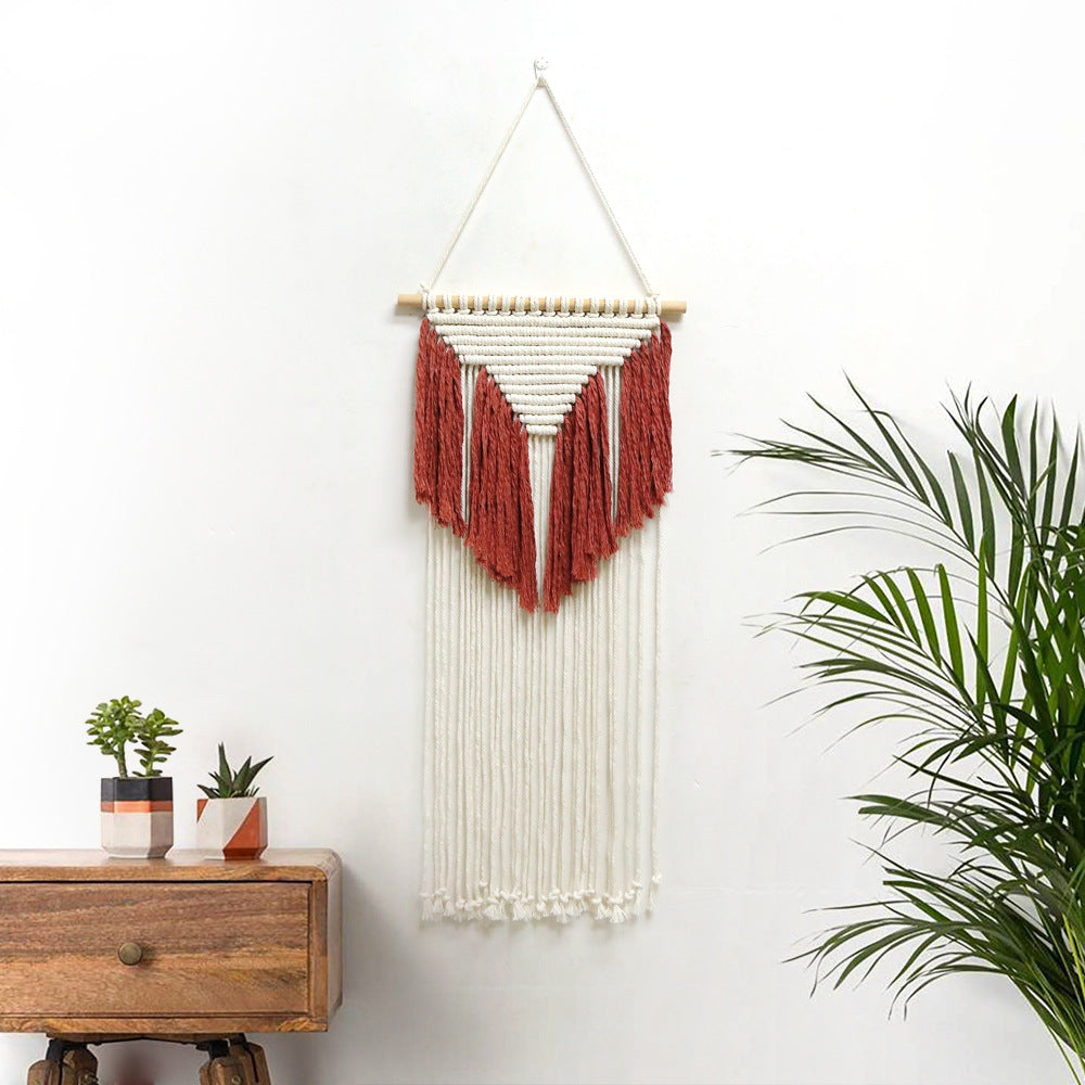 Macrame Wall Decoration with Creative Fringes | High & Bury
