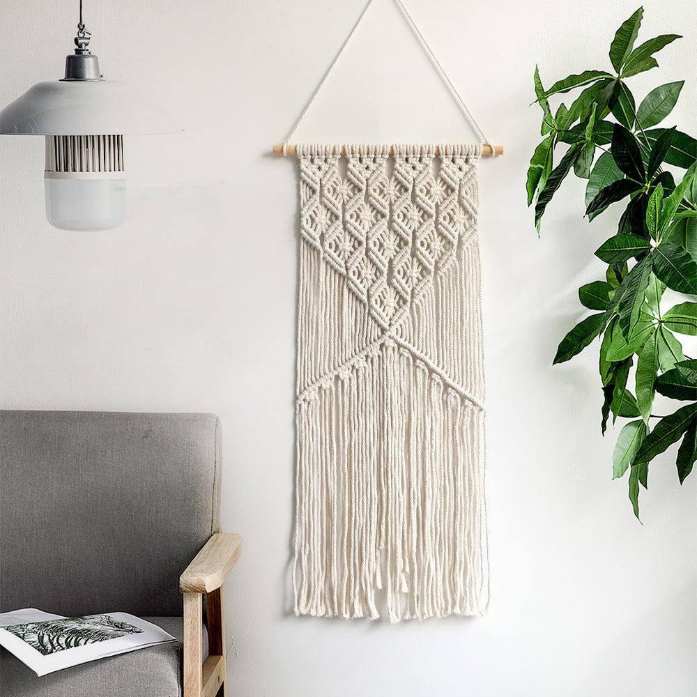 Macrame Wall Decoration with Creative Fringes | High & Bury